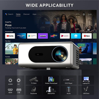Projecteur intelligent JAVODA E580 Ultra 4K UHD portable, triple laser, 800 lumens ANSI, compatible 3D, WiFi, Android 11, vente en gros