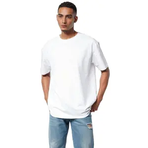 280 GSM Heavyweight Men T-shirt Oversized T-shirt Blank Plain T-shirt Sport T Shirt Short Sleeve