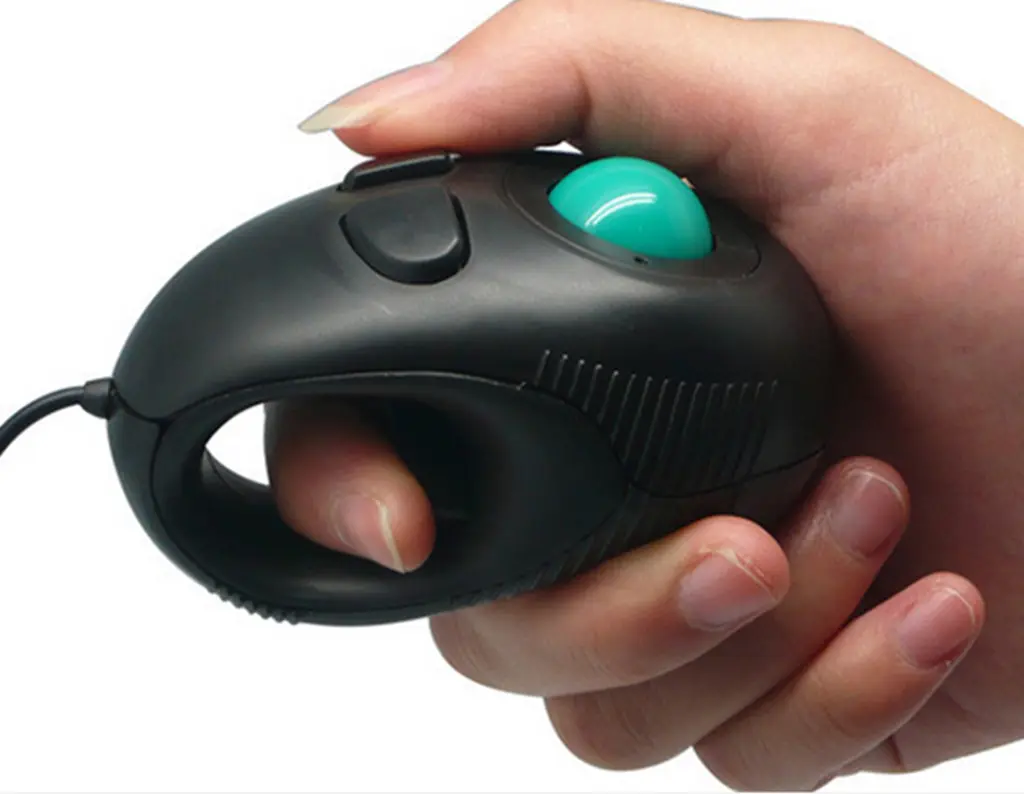 Professionele Bedrade Usb Handheld Trackball Tekening Muis Voor Pc Laptop Mac Linux