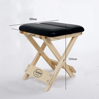 Gericon Banc de Yoga et Pilates Pliant Portable en Bois Souple, Réglable, Durable, Écologique, pour une posture saine