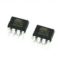 Composants électroniques en stock : Microcontrôleur AVR ATTINY13A-PU 1K FLASH 20MHZ 8PDIP ATTINY13A 13 ATTINY13 13A ATTINY 13A