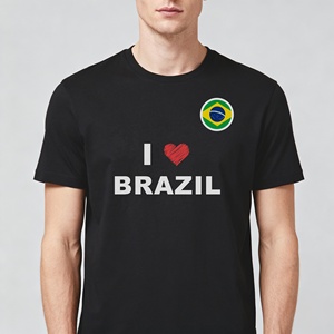Camiseta ligera y transpirable <span class=keywords><strong>para</strong></span> fanáticos <span class=keywords><strong>de</strong></span> <span class=keywords><strong>Brasil</strong></span> <span class=keywords><strong>para</strong></span> reuniones y fósforos al aire libre <span class=keywords><strong>de</strong></span> verano - Product Image 4