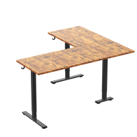 Bureau debout électrique moderne à double moteur en acier inoxydable, durable, écologique et de luxe, à hauteur réglable pour la maison, le bureau et la chambre