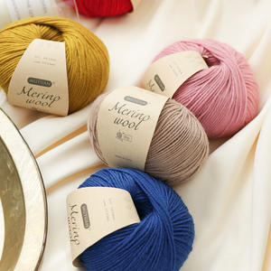 Fil de laine mérinos tricoté à la main 4 brins écharpe moyenne épaisse chapeau pull chaussettes automne hiver châle transfrontalier pour enfants - Product Image 3