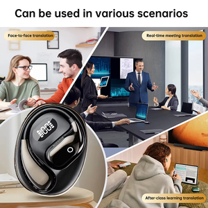 Auricolari Traduttori AI Universali, Traduzione in Tempo Reale Wireless, Cuffie BT TWS Intelligenti per Traduzione Linguistica - Product Image 2