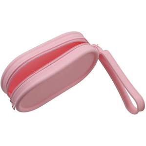 Estuche de Maquillaje Cuadrado de Silicona Impermeable Personalizado y Moderno con Cierre de Cremallera para Damas - Product Image 4