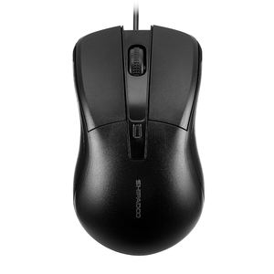 SHIPADOO Office Home Black Wired <strong>Mouse</strong> for 3 Buttons-USB Cable-Plug and Play S120 - Product Image 1