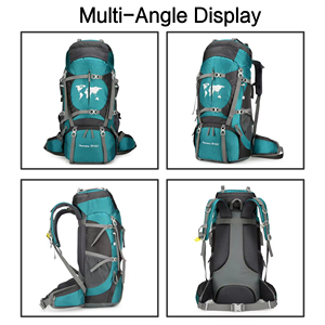 Biểu Tượng Tùy Chỉnh Du Lịch Ngoài Trời Đi Bộ Đường Dài Ba Lô <span class=keywords><strong>75</strong></span> Lít Ultralight Chống Trộm Không Thấm Nước Leo Núi Đi Xe Đạp Cắm Trại Leo Núi Ba Lô - Product Image 3