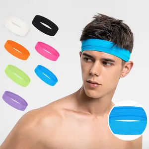 Banda elástica OEM para la cabeza, diademas personalizadas, bandas elásticas para Yoga, deportes, ejercicio, banda deportiva para mujer, diadema deportiva para hombres, ejercicio y Fitness