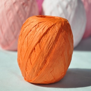 Sunjoy 30m Multicolored Ribbon Supplier's Paper <strong>Raffia</strong> Fabric Roll for Gift Wrapping and Packaging Ropes - Product Image 5