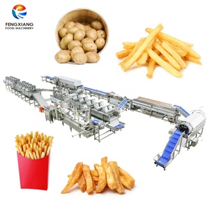 Línea de Producción Integrada de Papas Fritas, Máquina para Lavar, Pelar, Cortar y Freír Papas - Product Image 1