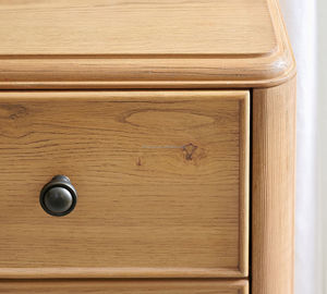 Commode large de luxe moderne en <span class=keywords><strong>bois</strong></span> massif à 8 tiroirs, coiffeuse au design simple et minimaliste pour chambre principale, unité de rangement - Product Image 5