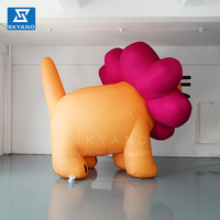 Modèle de chat gonflable animal mascotte dessin animé personnalisé accessoires gonflables publicitaires