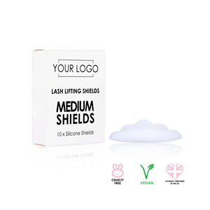 Global Beauty Products Almohadillas de silicona para Permanente de Pestañas Lash Lift Shields-Medianas (10 escudos por caja) - Product Image 1