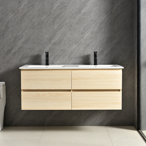 Mobile <span class=keywords><strong>Bagno</strong></span> <span class=keywords><strong>Moderno</strong></span> Classico <span class=keywords><strong>in</strong></span> <span class=keywords><strong>Legno</strong></span> Massello a Doppio Ripiano, Lavabo <span class=keywords><strong>in</strong></span> Ceramica, Resistente all'Acqua, Ecologico - Product Image 2