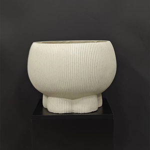 Macetas de fibra de arcilla para sala de estar de alta calidad, <span class=keywords><strong>maceta</strong></span> para flores, cactus, bonsái, contenedor suculento, <span class=keywords><strong>maceta</strong></span> para decoración del hogar - Product Image 3