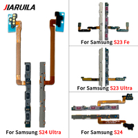 Teléfono móvil Flex Cable Power Volume Flex para Samsung S25 S24 S23 Plus Ultra S24 Fe S23 Fe Power Switch Volume