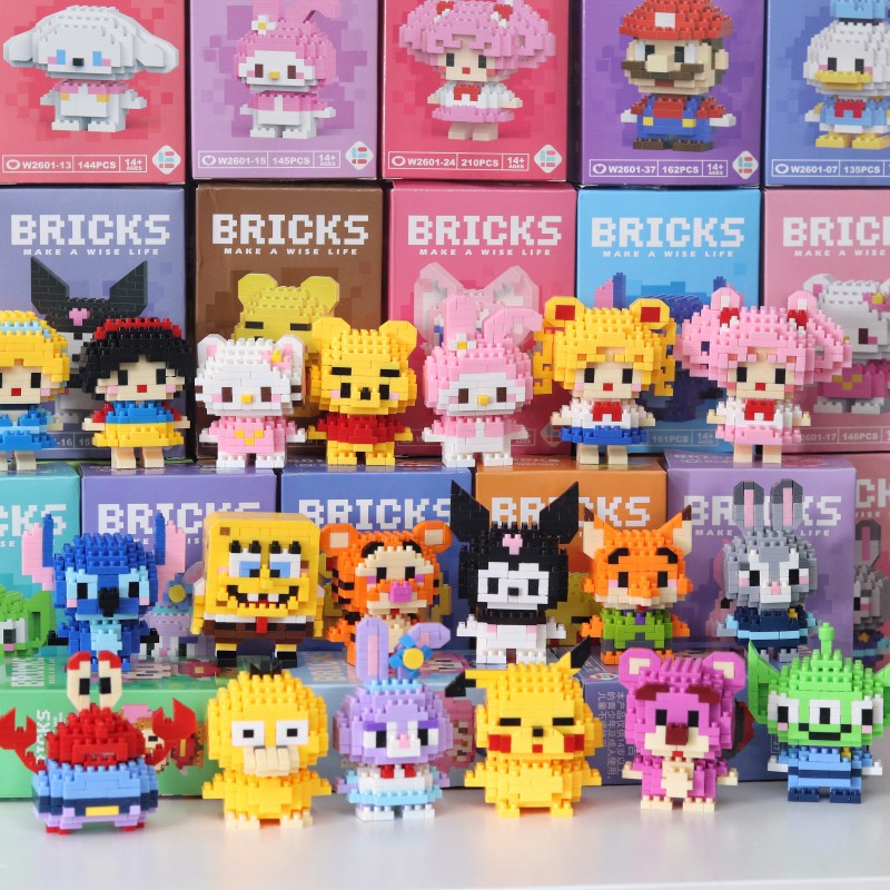 Mini Action Toy Figures Plastic Model Building Blocks for Children Educational Construction & Sports Toy Sets Modern Style Gifts