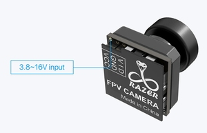กล้อง Foxeer Pico Razer FPV 1200TVL 12x12 มม. 1.65 กรัม ความหน่วงต่ำ แสงน้อย อุปกรณ์เสริมสำหรับโดรน RC - Product Image 6
