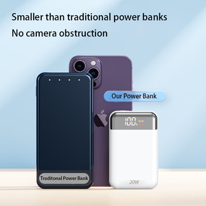 Hot selling 10000mAh 2-in-1 Magnetic 15W Wireless Fast <b>Charging</b> Power Bank With Suction Cup - Product Image 1