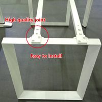 Meubles en métal, pieds de bureau en fer, cadre métallique de salon