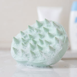 Fornitura di fabbrica spazzola per massaggio del cuoio capelluto per capelli ecologica spazzola per Shampoo esfoliante per capelli per uso asciutto e bagnato - Product Image 6