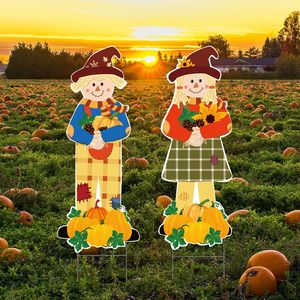 Autumn Thanksgiving Large Inflatable Scarecrow Yard <b>Sign</b> New Cross-Border Outdoor <b>Garden</b> Lawn Decoration <b>for</b> Holiday - Product Image 3