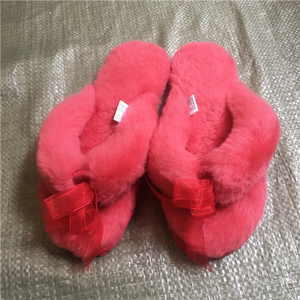 Pantuflas de Piel de Oveja Auténtica con Punta Abierta, Estilo <span class=keywords><strong>Ugg</strong></span>, Felpa - Product Image 1