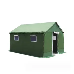 Yağmur geçirmez oxford acil mülteci hastane tıbbi tüp kabartma çadırları