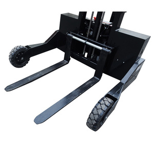 新しいラフオフロード1.5トンフォークリフトオフロードホイール付き鉛電池電池電気フォークリフト全地形スタッカー - Product Image 5