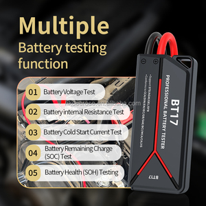 Testeur de batterie professionnel BT17 12V Analyseur de batterie automobile avec Bluetooth et prise en charge de l'application mobile - Product Image 4