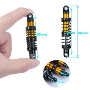 SCX10 90046 TRX4 TRX6 1/10 RCクローラーカー トラックパーツ用 70/80/90/100/110/120mm メタルオイルショックアブソーバーダンパー - Product Image 5