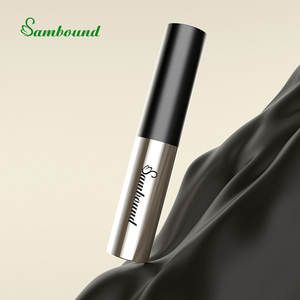 Tube de rouge à lèvres haut de gamme, rond, noir, avec boucle dorée, en PP, avec bouchon à vis et capuchon pompe pour cosmétiques - Product Image 4