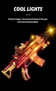 Pistola eléctrica de juguete de agua roja para niños, Material plástico ABS, nuevos efectos de luz y sonido, certificado CPC para juegos al aire libre - Product Image 2