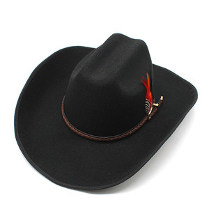 Nuevo Diseño <span class=keywords><strong>de</strong></span> Sombrero Fedora al por Mayor, Sombreros <span class=keywords><strong>de</strong></span> Vaquero para Fiesta y Boda, Sombrero <span class=keywords><strong>de</strong></span> Vaquero <span class=keywords><strong>de</strong></span> Fieltro <span class=keywords><strong>de</strong></span> <span class=keywords><strong>Lana</strong></span> <span class=keywords><strong>Blanco</strong></span> <span class=keywords><strong>de</strong></span> Ala Ancha para Hombre y Mujer - Product Image 4