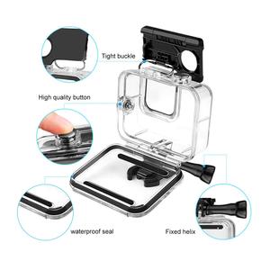 HONGDAK Accessoires pour GoPro, boîtier de protection étanche avec coque, utilisable jusqu'à 45 mètres sous l'eau pour la caméra <span class=keywords><strong>Go</strong></span> <span class=keywords><strong>Pro</strong></span> <span class=keywords><strong>Hero8</strong></span> - Product Image 3
