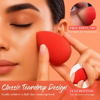 Éponge de maquillage microporeuse à faible absorption, douce, sans latex, pour fond de teint et crème en poudre