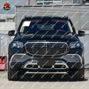 Actualización al kit de carrocería estilo MBH para Mercedes <span class=keywords><strong>GLS</strong></span> clase X167 GLS450 400 <span class=keywords><strong>350</strong></span> capó de motor de parachoques de coche de plástico - Product Image 4