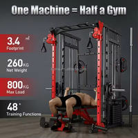 Machine Smith multifonctionnelle en métal Zoshine pour usage domestique et commercial, banc de musculation, appareil d'entraînement aux squats pour la musculation
