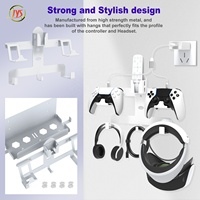 Support d'accessoires JYS-P5163 pour PSVR2, support de rangement complet pour manette PS5, support mural de rangement