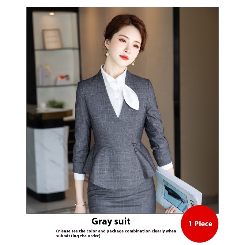 Gray single suit