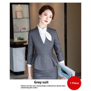 Negozio di gioielli salone di bellezza e reception dell'hotel gonna elegante <span class=keywords><strong>tuta</strong></span> <span class=keywords><strong>donna</strong></span> Elegantol professionale Blazer tailleur - Product Image 6