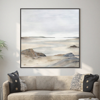 Vente en gros de peinture de paysage moderne personnalisée Décoration intérieure Impression d'art mural sur toile Impression de paysage de montagne Peinture d'art mural