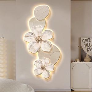 Venta Directa de Fábrica, Arte Decorativo para Paisajes, Flores Acrílicas con Impresión UV para Decoración del Hogar, Pintura, Arte Mural, Luces LED - Product Image 4