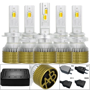 ไฟหน้ารถยนต์ K55 สีขาวเหลือง ไฟ LED ภายนอก 120W ไฟสูง-ต่ำ 9006 9005 9012 ไฟ LED รถยนต์ 12v - Product Image 6
