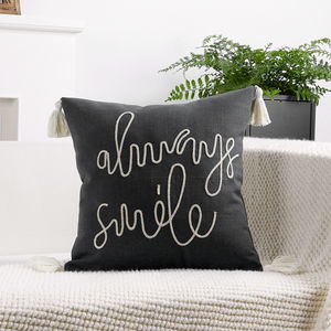 หมอนโซฟาห้องนั่งเล่นลายศิลปะภาษาอังกฤษหมอนรองนั่งในสำนักงานขายส่ง - Product Image 1