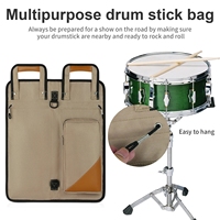 Porte-baguettes personnalisé, pochette de rangement Durable pour baguettes de tambour, sac de baguettes Portable en cuir