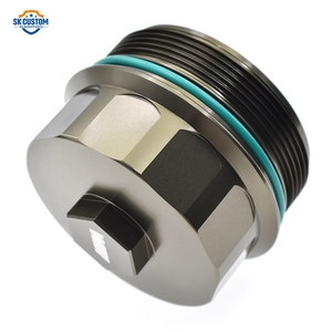 Coperchio filtro olio lega alluminio alloggiamento filtro per BMW <span class=keywords><strong>3</strong></span> 5 serie 7 E46 M52 M54 M56 motore speciale - Product Image 3