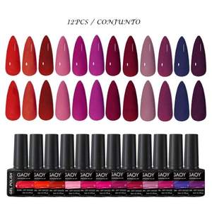 Vernis à ongles en gel 12 couleurs, formule ultra pigmentée pour nail art, luxe, écologique, à retirer par trempage, sans LED - Product Image 6