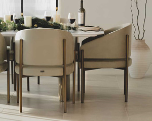 Wholesale New Arrival Italian Marble Slab Surface <b>Dining</b> <b>Table</b> Set Luxury Wood <b>Dining</b> <b>Table</b> Sets 6 Chairs Italian <b>Dining</b> <b>Table</b> S - Product Image 2